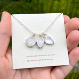 Moonstone mini pendant - made to order