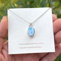 Larimar mini pendant