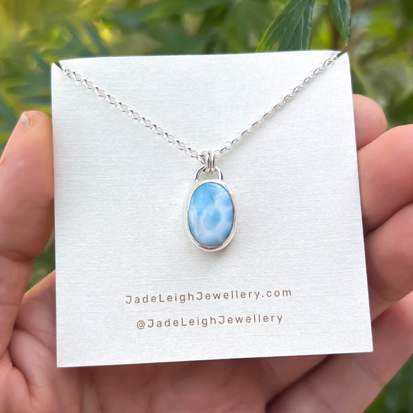 Larimar mini pendant