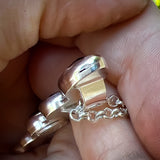 Rainbow chakra gemstone pendant