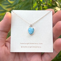 Larimar mini pendant