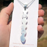 Rainbow chakra gemstone pendant